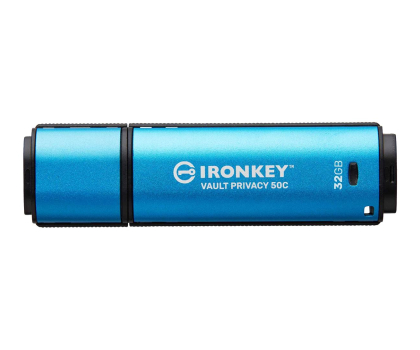 Pendrive (pamięć USB) Kingston 32GB IronKey Vault Privacy 50C AES-256 FIPS 197 USB-C